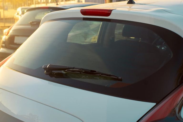 back window glass repair